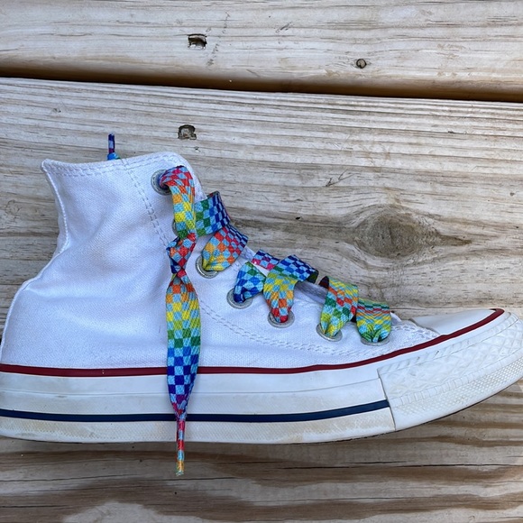 Converse Unisex Hi-Top Sneakers Size W5/ M3 - Picture 4 of 12